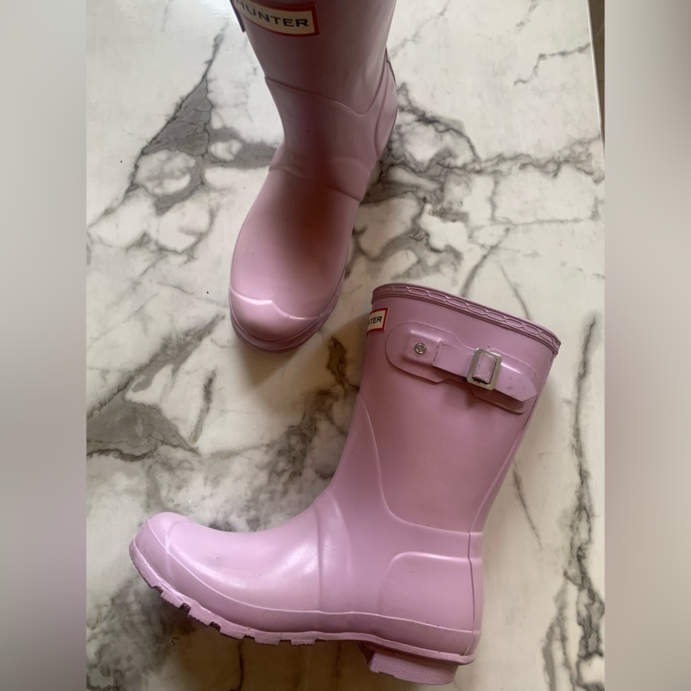 HUNTER Lilac Rain Boots- 6M(SEE ACTUAL PHOTOS) - Picture 3 of 5